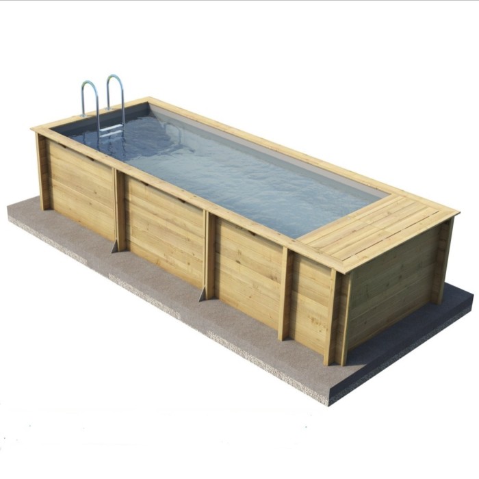 Piscina madera Pool'n Box 6,2x2,5